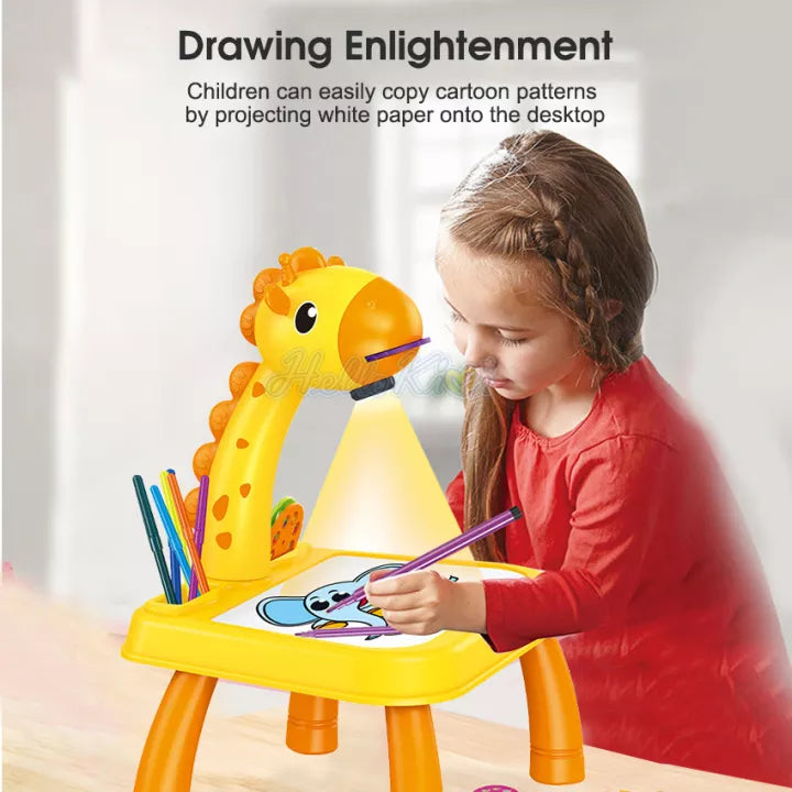 Giraffe Drawing Projector Table - Toymallpk