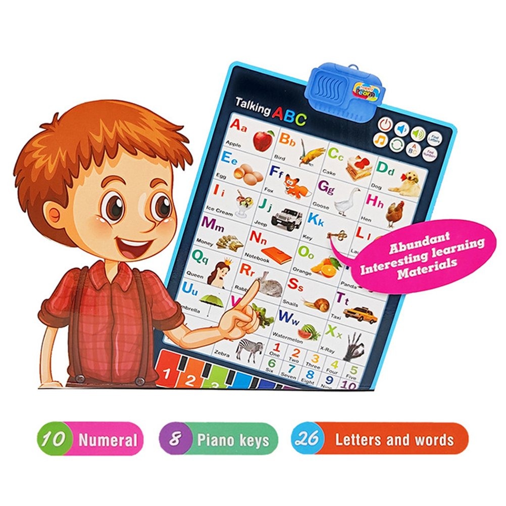 7 in 1 Kids Interactive Learning Chart - Toymallpk