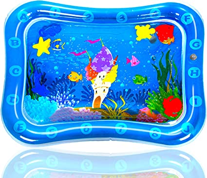 Inflatable Baby Water Game Play Mat | Water Tummy Time Mat