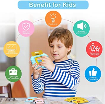 224 pieces FLASH CARDS LEARNING MACHINE FOR KIDS