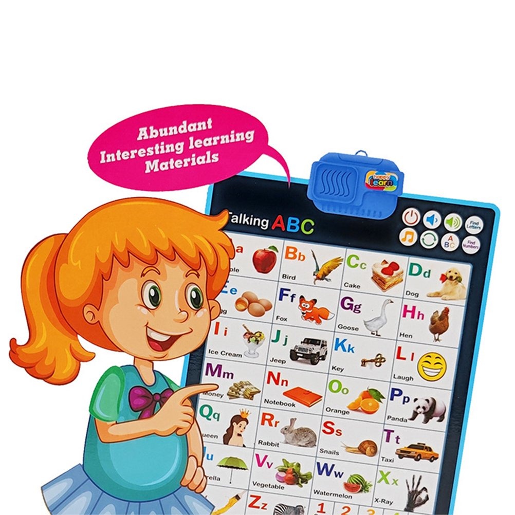 7 in 1 Kids Interactive Learning Chart