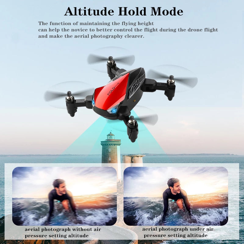 Mini Drone RC Quadcopter Altitude Hold Mode UAV 360° Flip Helicopter Best Gift For Kids - Toymallpk