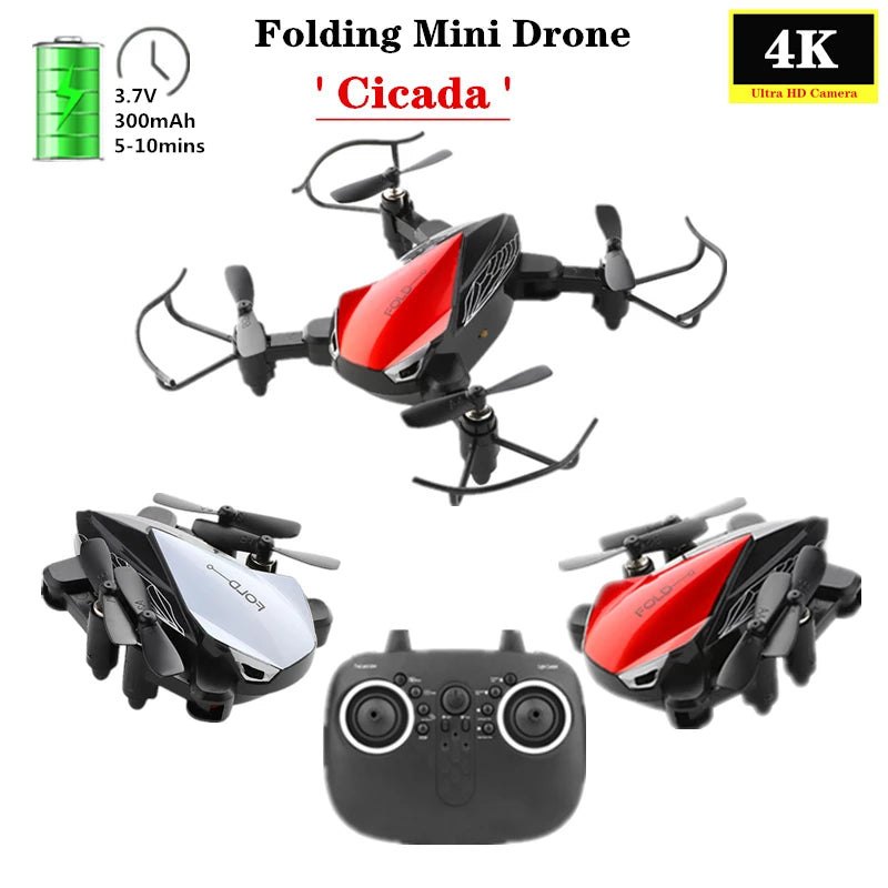 Mini Drone RC Quadcopter Altitude Hold Mode UAV 360° Flip Helicopter Best Gift For Kids - Toymallpk