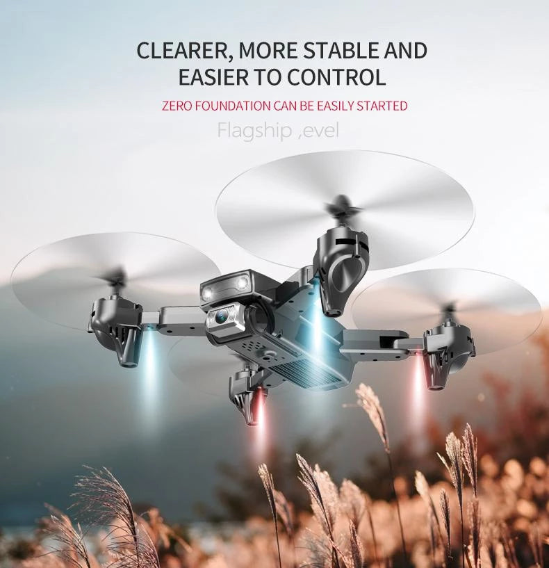 RC DRONE S173 4k Wi-Fi Optional Dual Camera Drone - Toymallpk