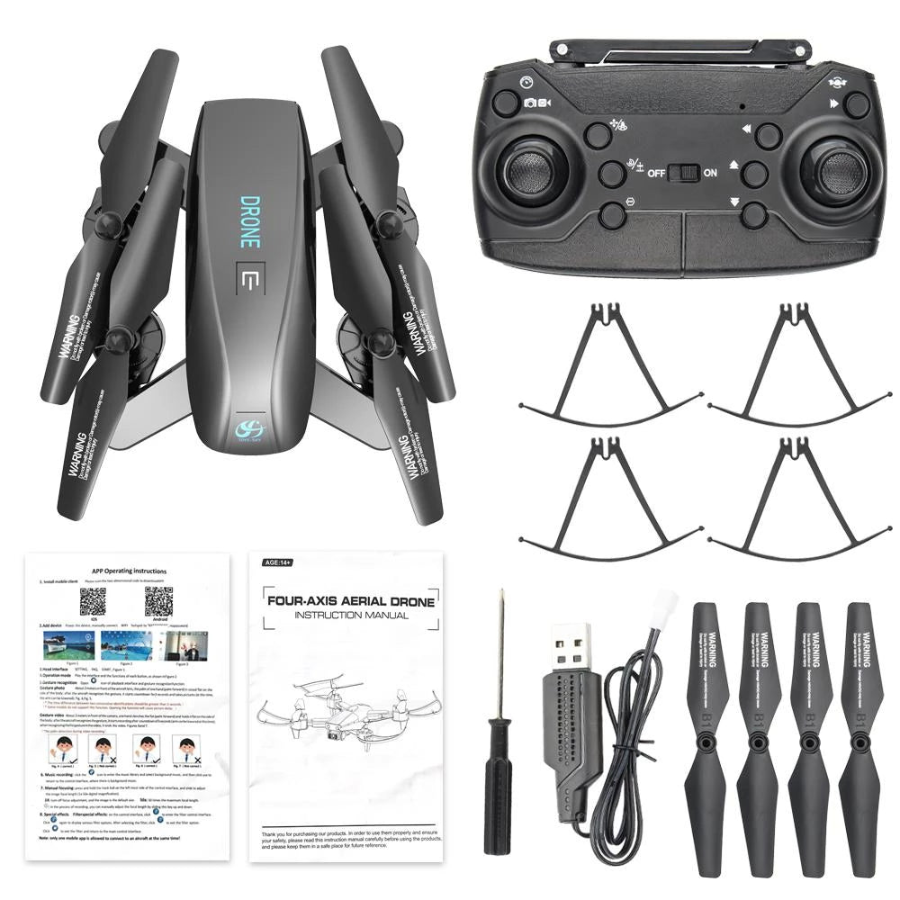 RC DRONE S173 4k Wi-Fi Optional Dual Camera Drone - Toymallpk