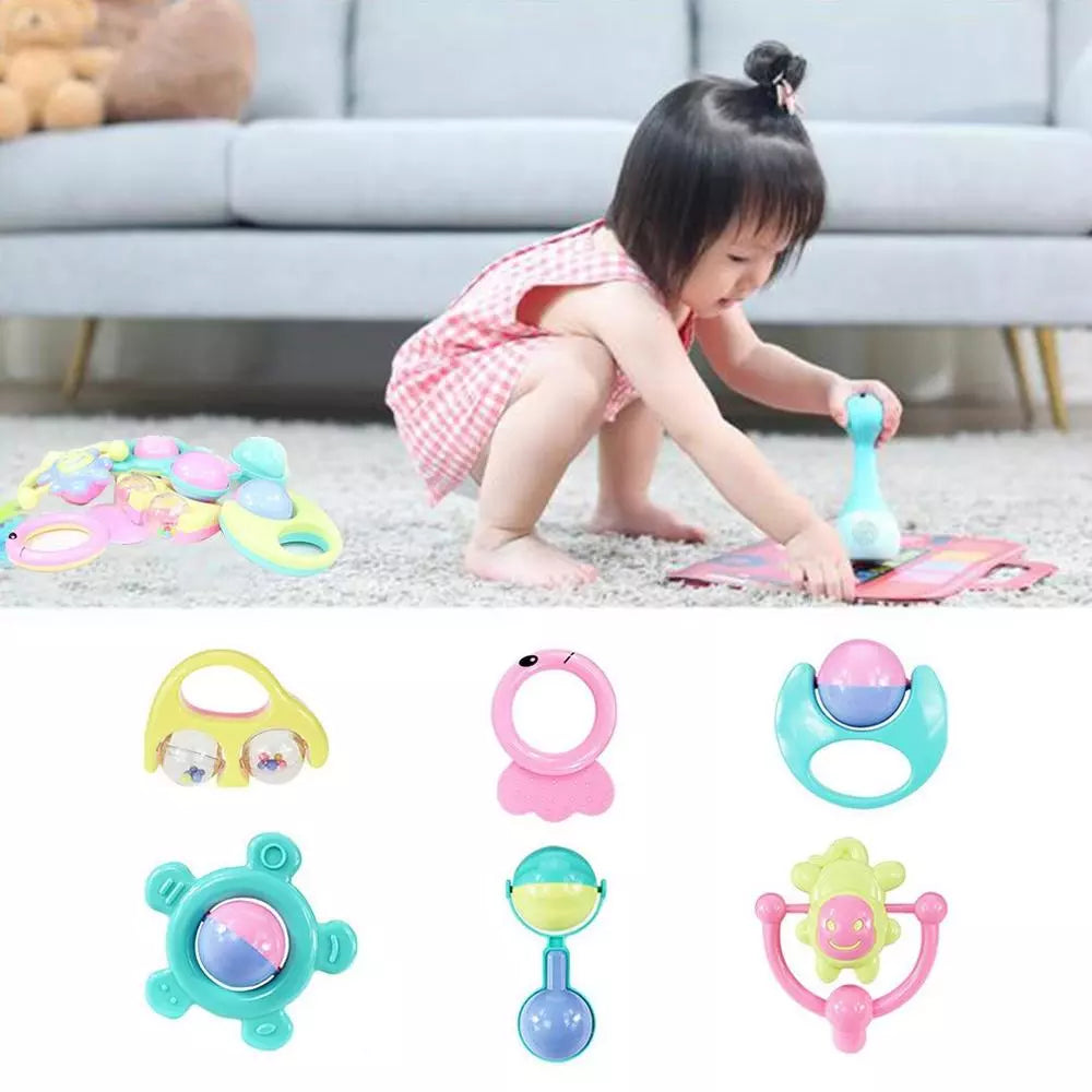 RATTLE SET FOR BABIES TOY 5 PIECE