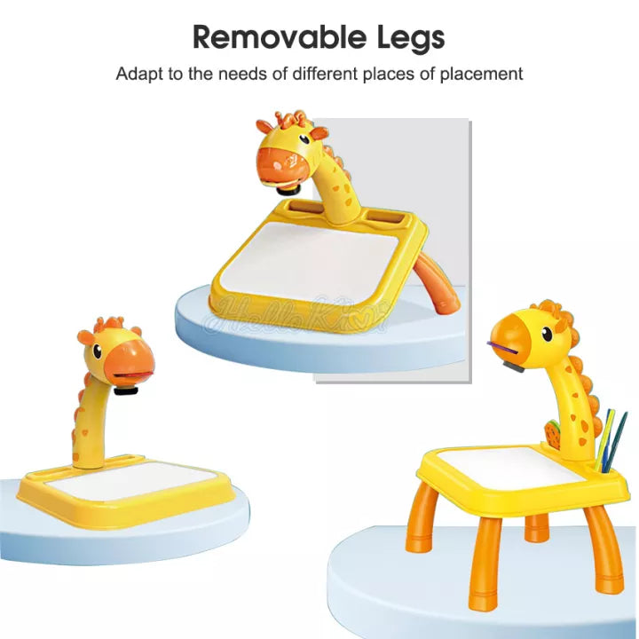 Giraffe Drawing Projector Table - Toymallpk