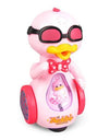 Kids Universal Spray Music Light Electric Sunglasses Duckling Robot